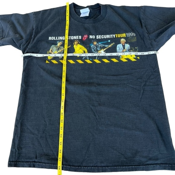 VTG The Rolling Stones No Security Tour 1999 T-Shirt Black Double Sided Large - Picture 11 of 13